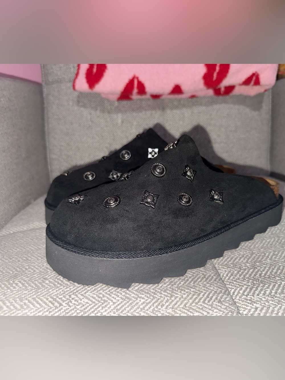 Outwoods Black Sunday Studded Clogs - Picture 6 of 10